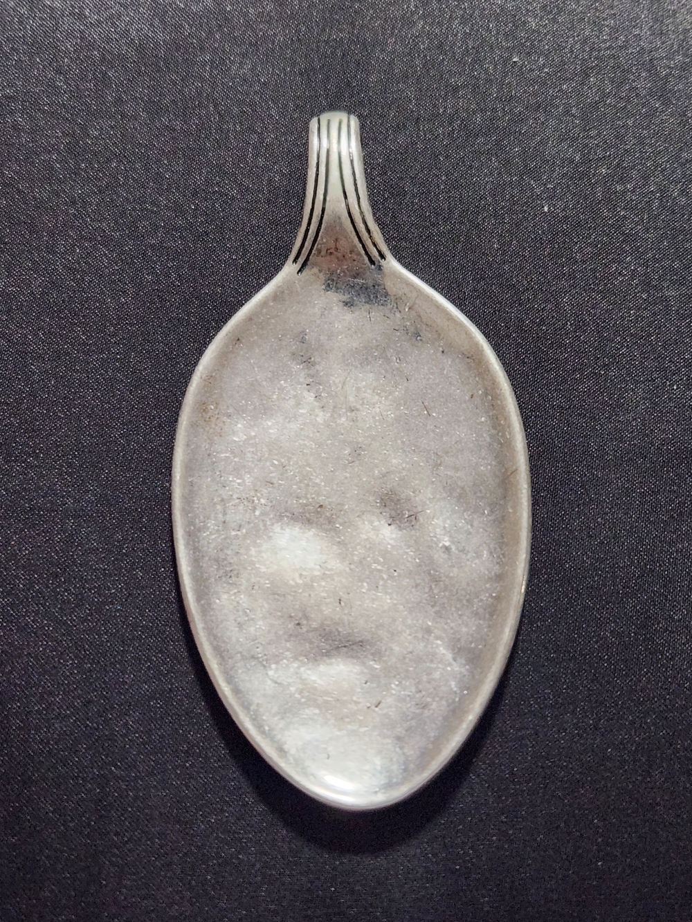 Vintage Silver-Tone Spoon Pendant